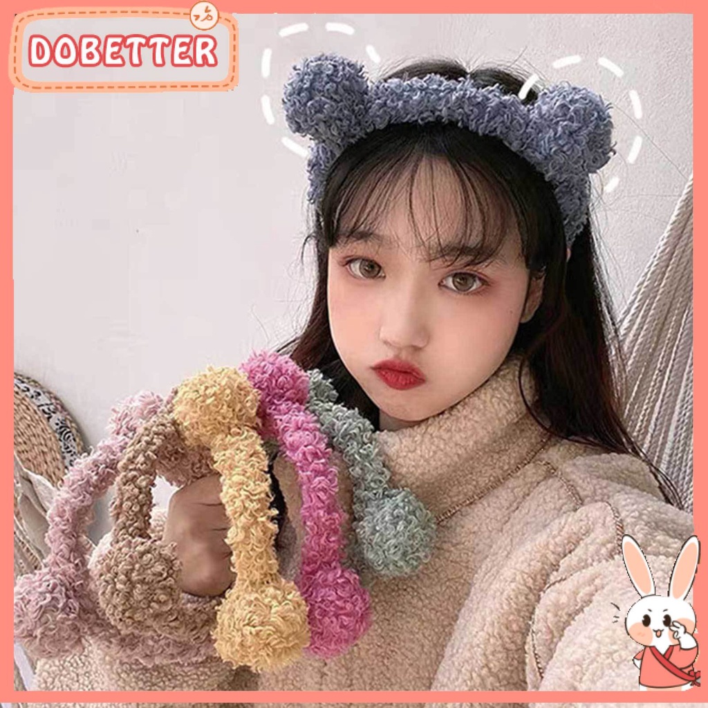 Băng Đô Cài Tóc Hình Gấu Bông Dễ Thương Đơn Giản Cho Nữ