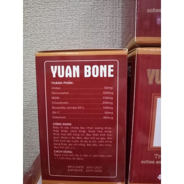 Yuan Bone-Hỗ trợ xương khớp