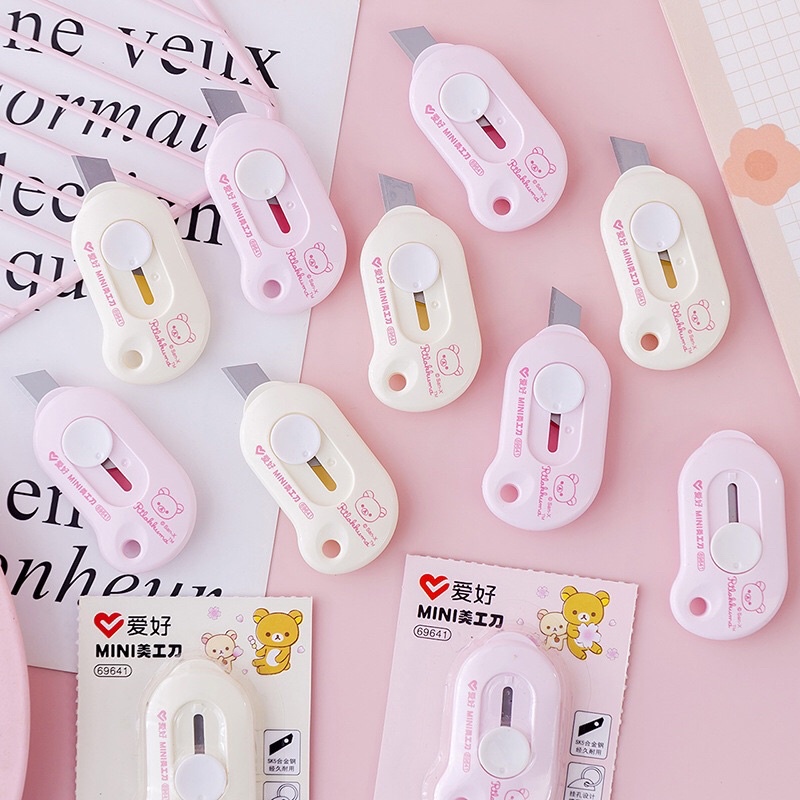 [ DaVinci ] Dao Rọc Giấy Dao Cắt Giấy Aihao Mini Nhỏ Gọn Đơn Giản Tiện Dụng Dễ Thương