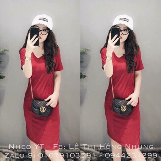 Đầm suông zara cổ tim
