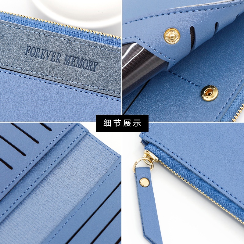 Ví Nữ Dài Gập 2 Thời Trang Hàn