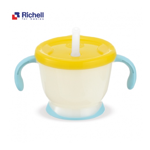 Ly/Cốc tập hút Richell 3 giai đoạn cho bé từ 6 tháng trở lên (6M+) [100% Chính hãng - An toàn tuyệt đối]