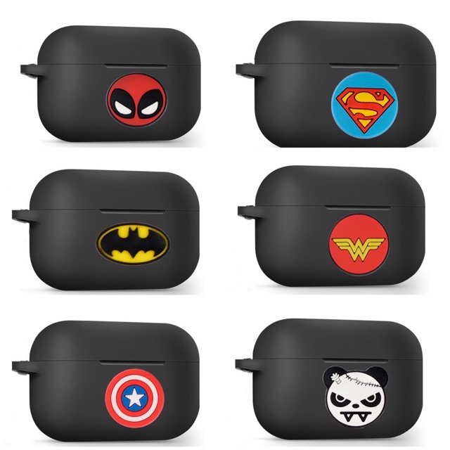 [FREESHIP 50K] Vỏ Case Airpods Pro Logo Marvel (Không kèm móc khoá)