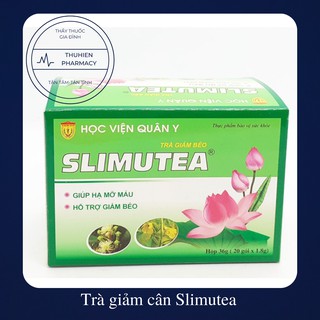 Trà giảm cân Slimutea - giúp hạ mỡ máu, hỗ trợ giảm béo (Hộp 20 gói)