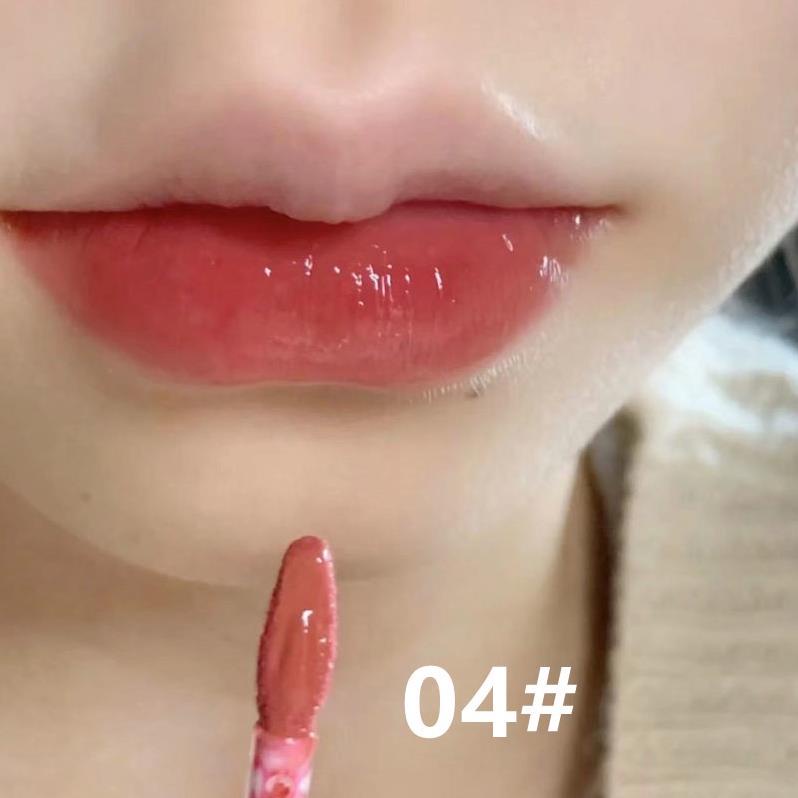 Son Bóng HELLO STYLE Màu Nude Nhạt Mềm Mượt Dưỡng Môi Chống Thấm Nước Hàng Nội Địa Trung son môi chống thấm nước