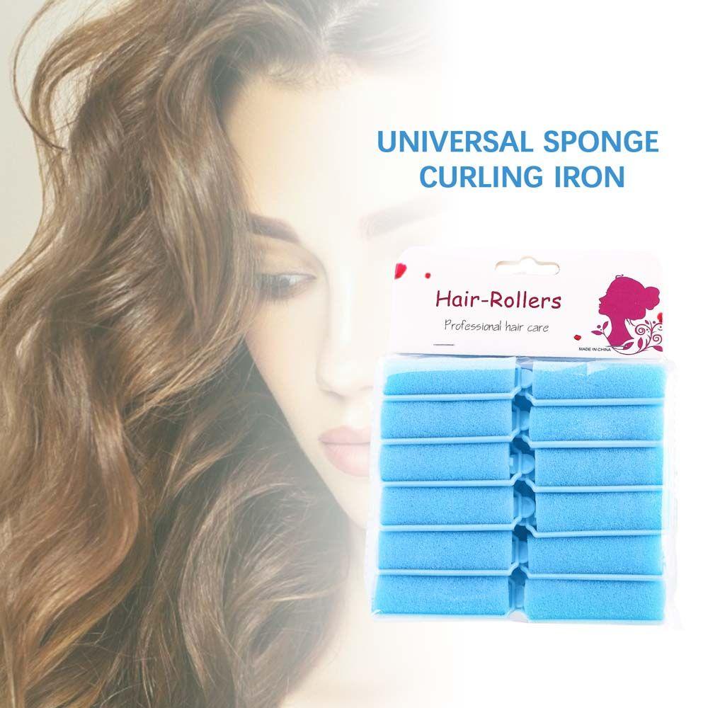 AROMA Lô Bọt Biển Cuốn Tóc Không Dùng Nhiệt Chuyên Dụng Cho Salon Làm Tóc