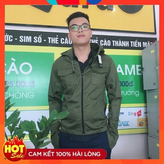 Áo Chống Nắng Nam Kaki ⚡️FREESHIP⚡️  Chất Vải Kaki Mát Mẻ, Thiết Kế Trẻ Trung