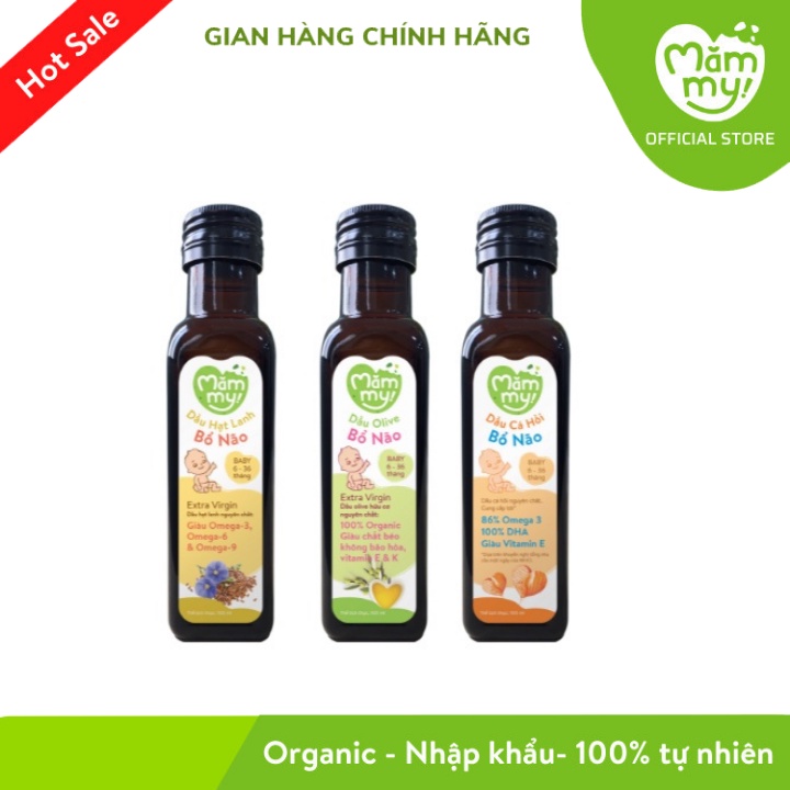 Dầu Ăn Dặm Bổ Não Mămmy ❤️[ CHÍNH HÃNG ] ❤️ Giúp bé ăn ngon hơn