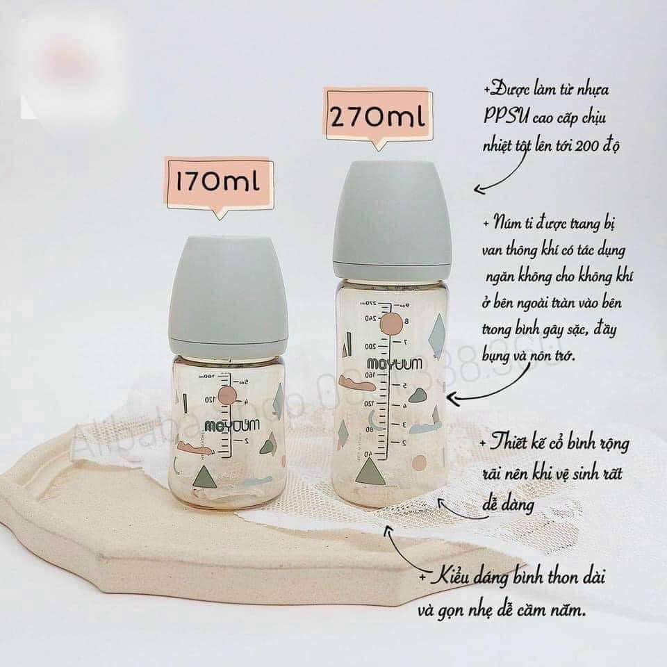 Bình sữa Moyuum họa tiết bản giới hạn