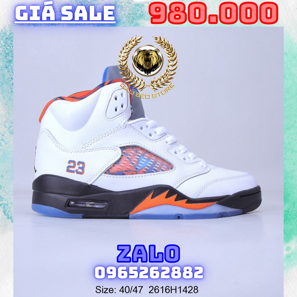 Giày Outlet Sneaker _Air Jordan 5 Retro MSP:  PHONG CÁCH ORDER + FREESHIP ➡️ gaubeostore.shop