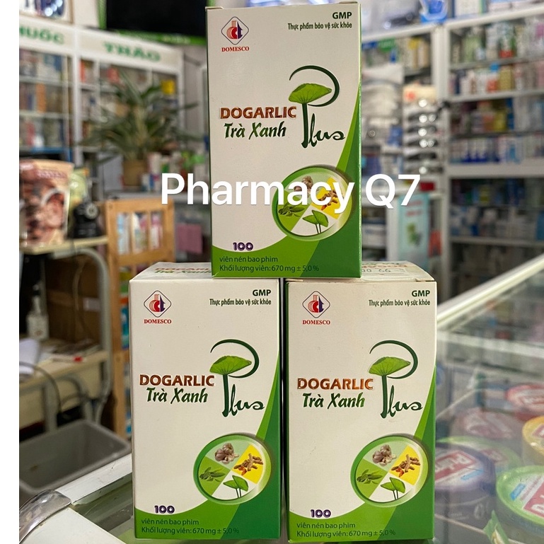 VIÊN TỎI NGHỆ DOGARLIC TRÀ XANH PLUS dogalic DMC