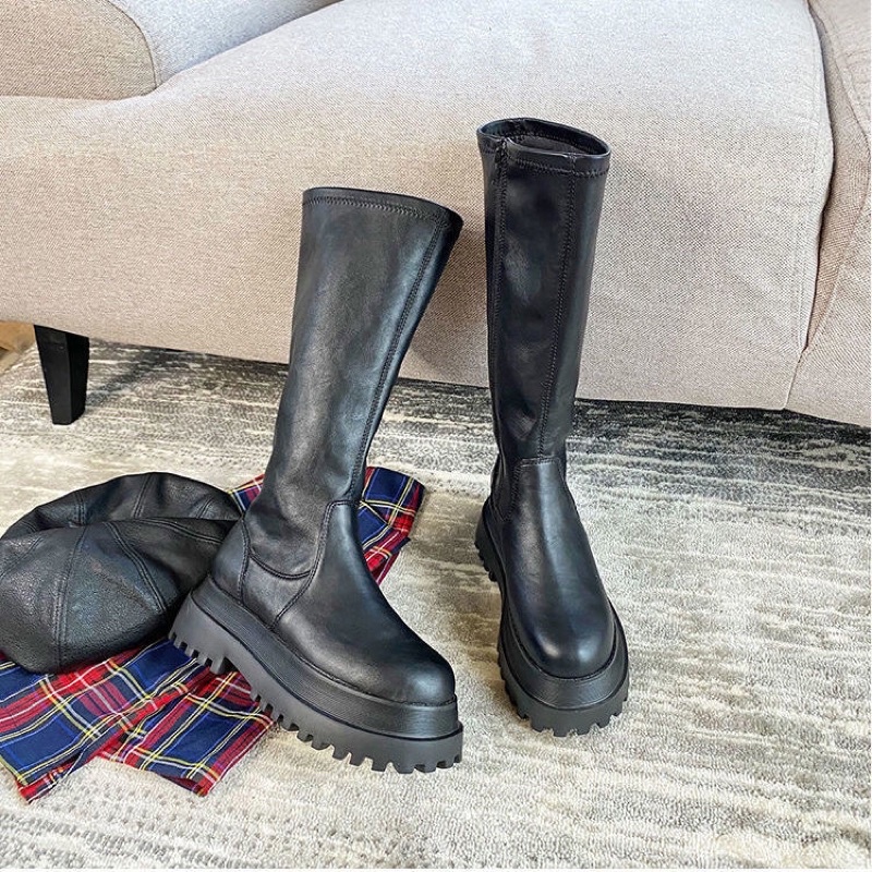Boot đùi tăng chiều cao đế 7cm siêu ngầu + ảnh thật ở cuối