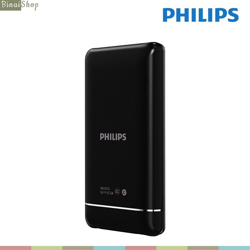 Philips SA2916 - Máy Nghe Nhạc MP3 Full Cảm Ứng, Hỗ Trợ Bluetooth 4.2, Có Loa Ngoài (16GB)