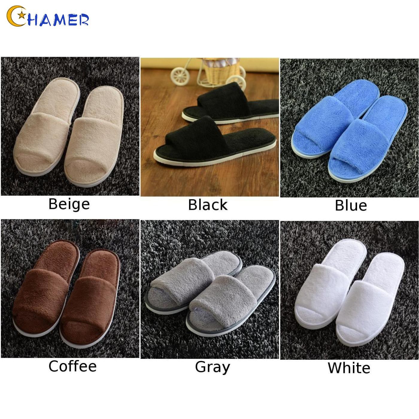 Slippers Shoes Coral Velvet Travel Non-Slip Unisex Slippers Sandal Home Hotel Guest Wedding Mens Womens Slip On