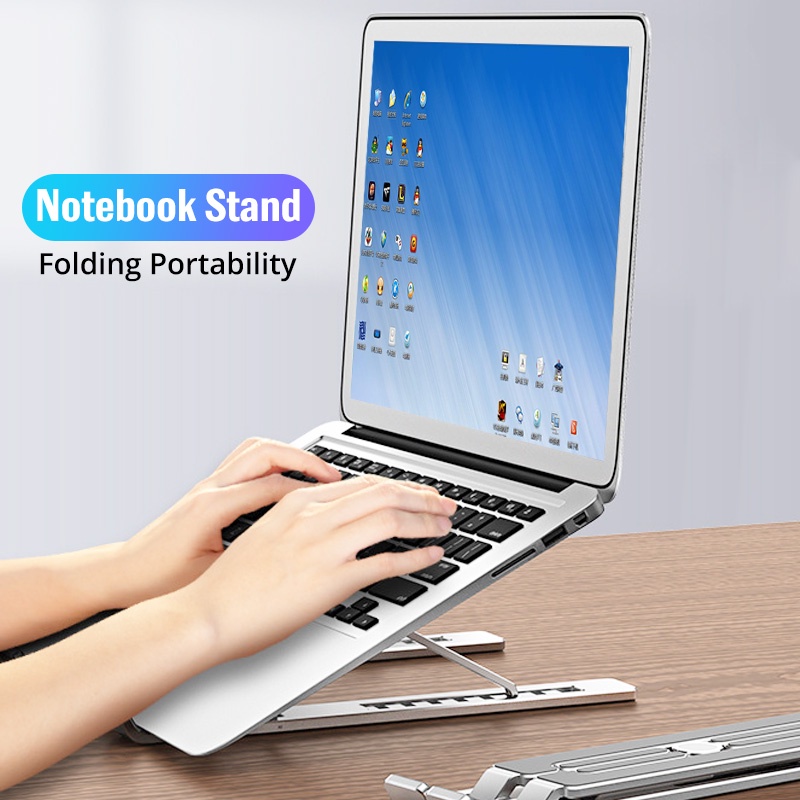 Giá Đỡ Laptop / Máy Tính Bảng Để Bàn Có Thể Điều Chỉnh Chiều Cao