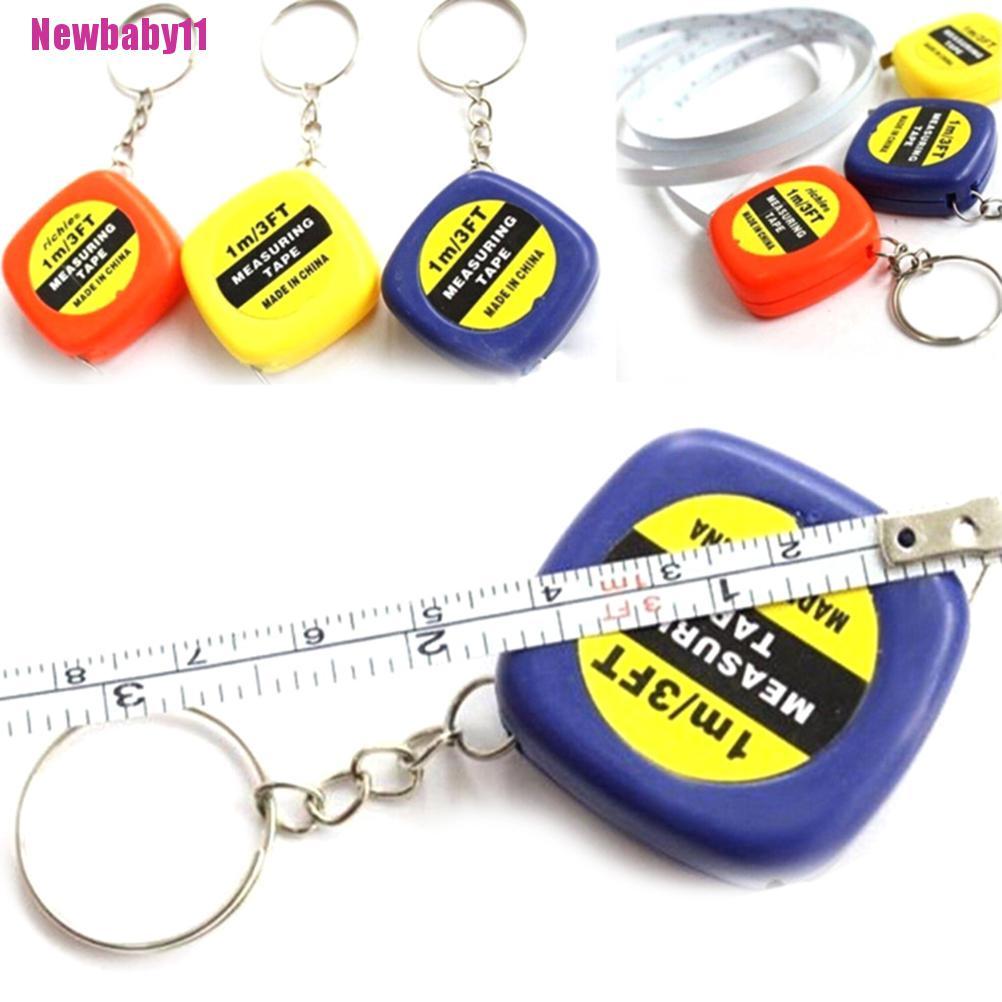 1 Móc Khóa Mini Có Thước Dây Rút Thu Gọn Dễ Dàng Đo Lường [BABY11]