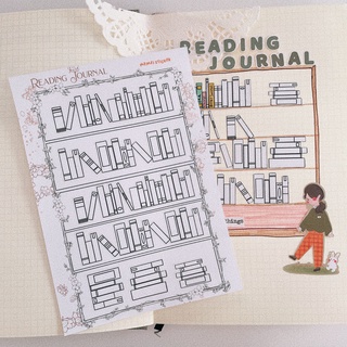 Reading Journal - Book Sticker Set - Meimei Sticker