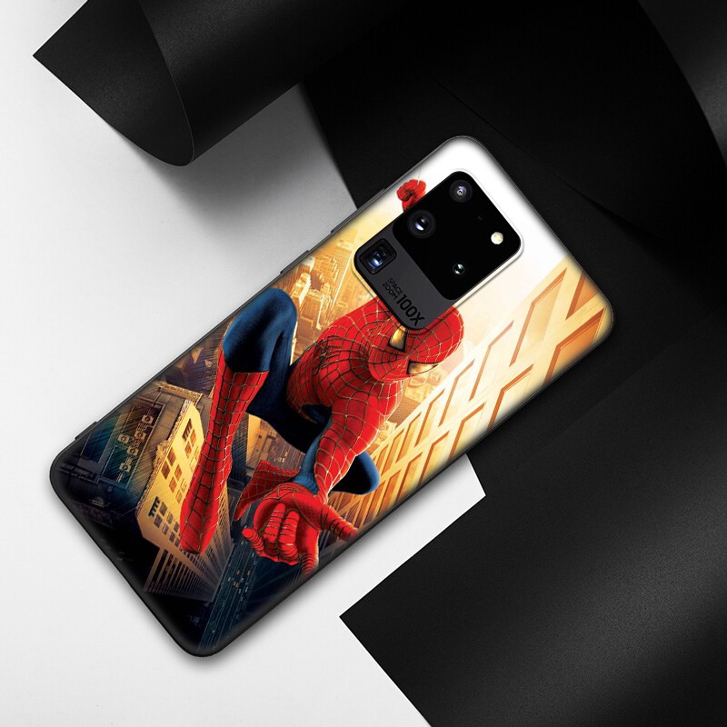 Samsung Galaxy S10 S9 S8 Plus S6 S7 Edge S10+ S9+ S8+ Casing Soft Case 83SF Spider-Man SpiderMan Marvel mobile phone case