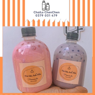 HỎA TỐC - SHIP NGAY/ 100 Chai nhựa tròn lùn 500ml kèm nắp