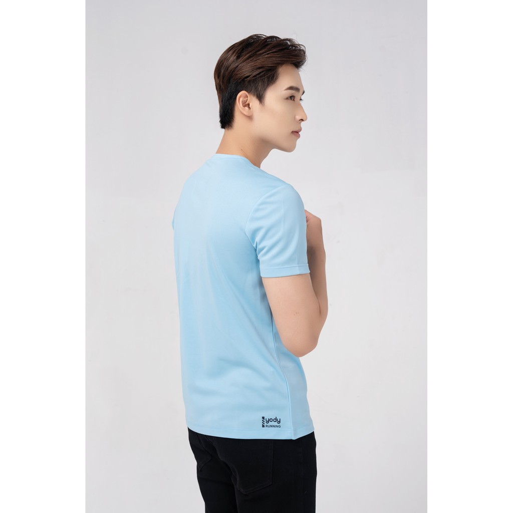 Áo thun YODY Nam thể thao in ngực thoáng mát thấm hút TSM4221 | BigBuy360 - bigbuy360.vn