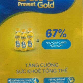 Combo 1 lon 400g & 6 chai sure prevent