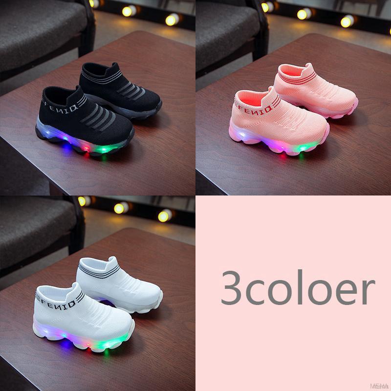 Giày thể thao có đèn LED viền đế thời trang xinh xắn dành cho em bé
