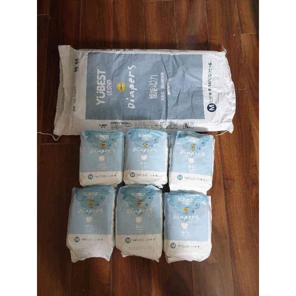 Bỉm dán/quần YUBEST GOLD/NIGHT bản CAO CẤP nội địa size S90, M84, L78, XL72, XXL66