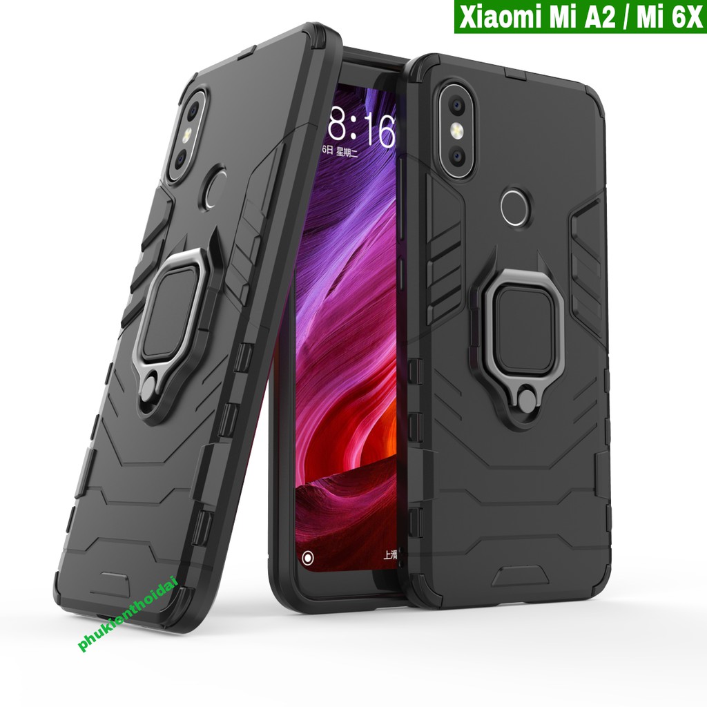 Xiaomi Mi A2 / Mi 6x ốp lưng chống sốc Iron Man Iring cao cấp ( Mẫu Mỡi )