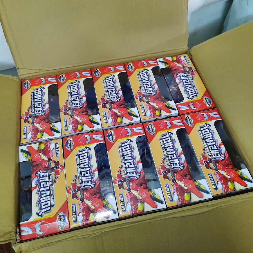 Đồ chơi miniforce mô hình siêu khủng long Preta hỏa thần và siêu nhân Sammy đồ chơi trẻ em