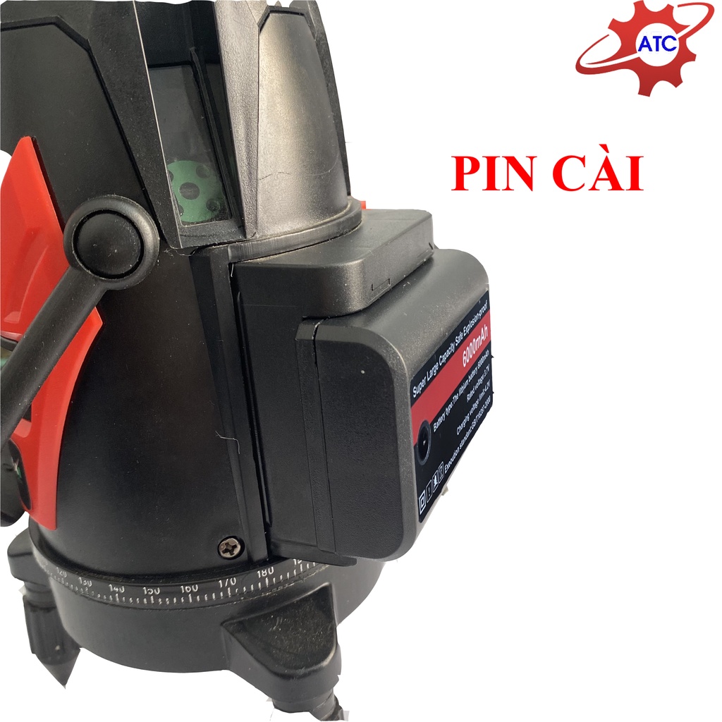 Pin máy Bắn cốt cân bằng mực laser loại 5 -12-16 tia - Pin cài dung lượng cao