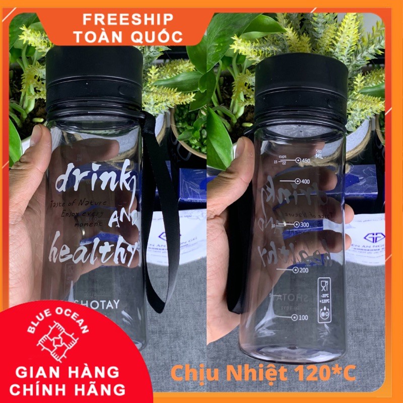 Bình Nước Thể Thao Chịu Nhiệt 580ml SHOTAY