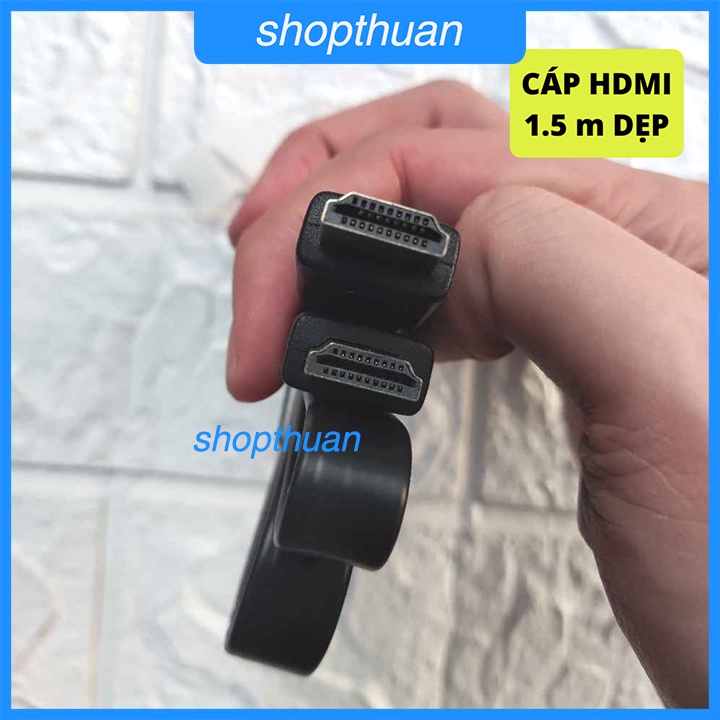 [Mã ELHACE giảm 4% đơn 300K] Cáp HDMI 1.5 M dây dẹp - Full HD