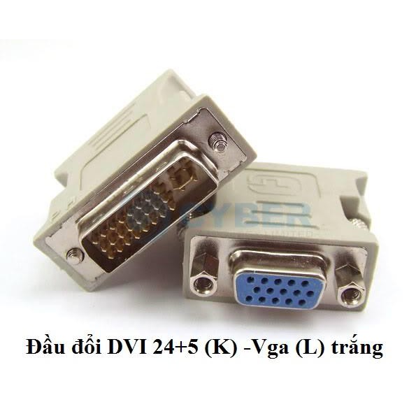 Đầu chuyển DVI 24+5 sang VGA