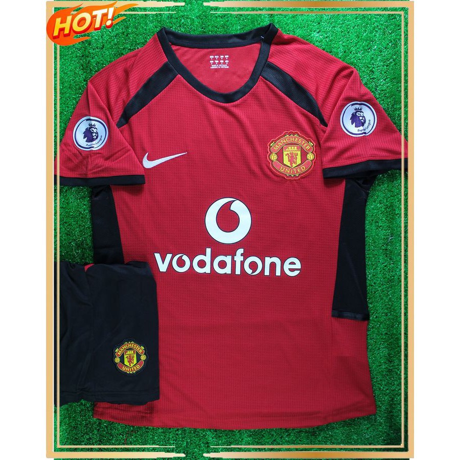 (Hàng Thailand Super) Bộ Áo bóng đá MU đỏ Shard - Manchester United Classic chuẩn thi đấu