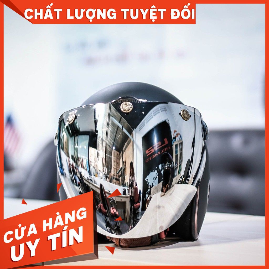 [ CHÍNH HÃNG] KÍNH CHẮN BULLDOG EAGLE dạng thẳng (Không bao gồm Mũ bảo hiểm) - SPID.VN- KÈM QUÀ TẶNG