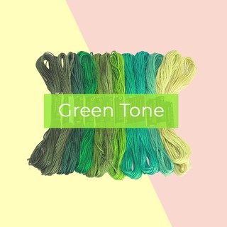 Set Chỉ Thêu Cotton Theo Tone Màu