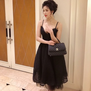 Váy voan ren xoè tiểu thư