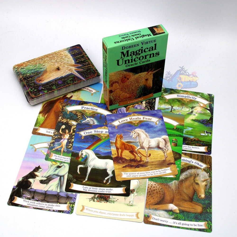 Bộ Tarot Magical Unicorn O9 Oracle Cards Bài Bói New