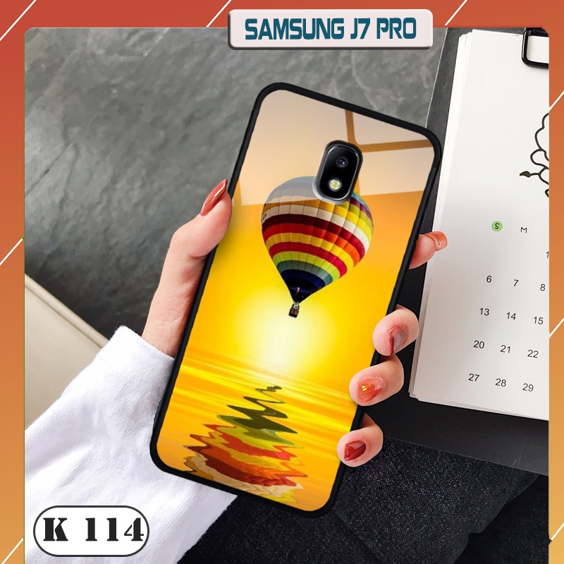 Ốp lưng kính cường lực điện thoại Samsung Galaxy J7 PRO