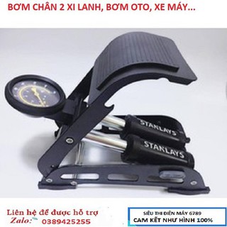 Bơm Đạp Chân 2 Xi Lanh Santays