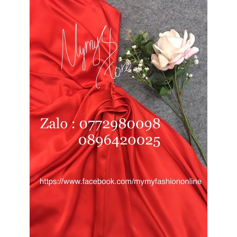 KÈM ẢNH/VIDEO THẬT - ĐẦM MAXI BODY PHI THUN XẺ ĐÙI KÈM NƠ VÀ PHỤ KIỆN ĐÁ VAI SANG TRỌNG - MS41Y | BigBuy360 - bigbuy360.vn