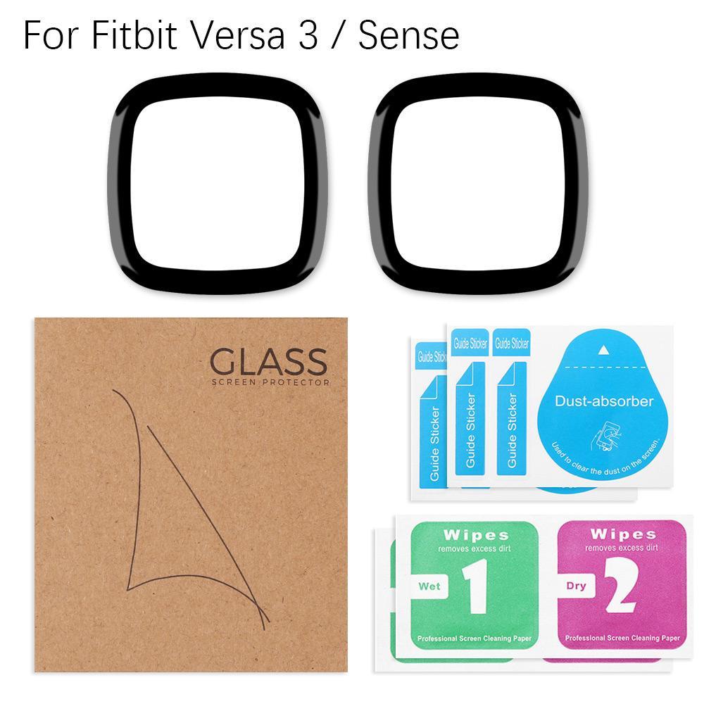 MYRONGVN Miếng Dán 3D Bảo Vệ Màn Hình Chống Dấu Vân Tay Cho Đồng Hồ Thông Minh Fitbit Versa 2 3 Sense