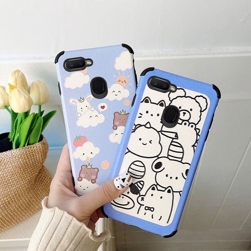Ốp Lưng Hình Hoạt Hình Cho OPPO A5S A7 A12