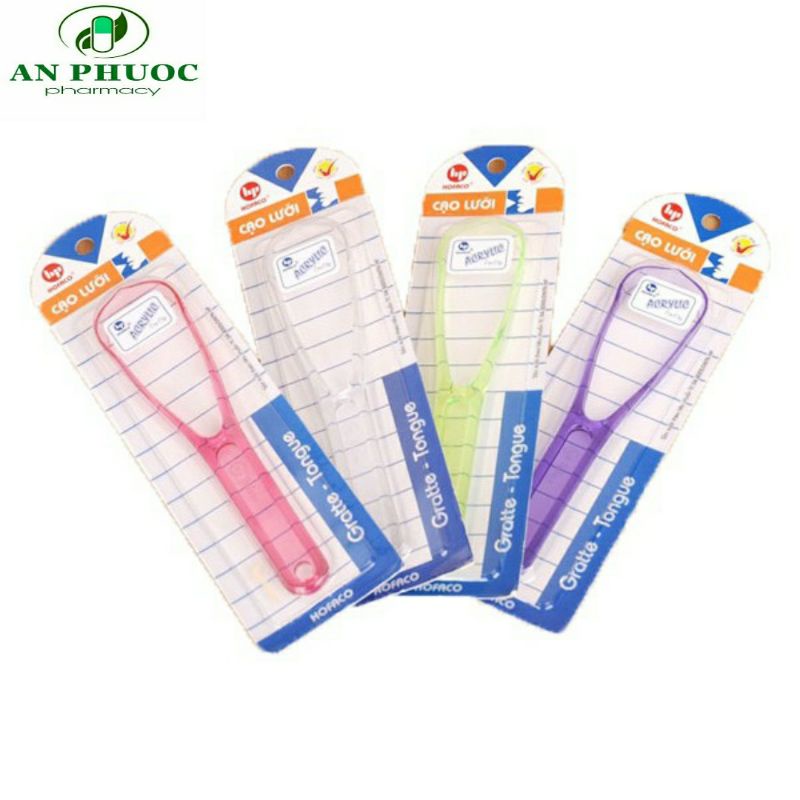 Cạo Lưỡi ⚡ CAM KẾT CHẤT LƯỢNG ⚡Làm sạch mảng bám còn sót lại trên lưỡi