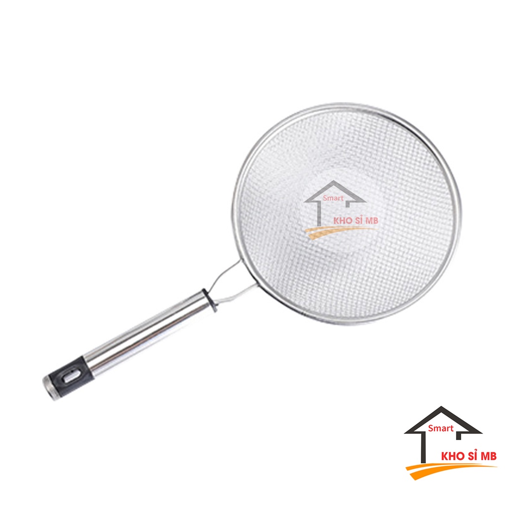 Rây lọc cháo, lọc bột, trà, trái cây, thức ăn inox loại đẹp, lưới lọc bột 2 size 14cm  lớp kho sỉ mb