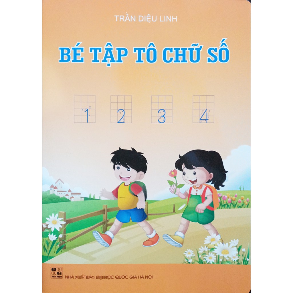 Sách-Sách - bé tập tô chữ số (diệu linh)