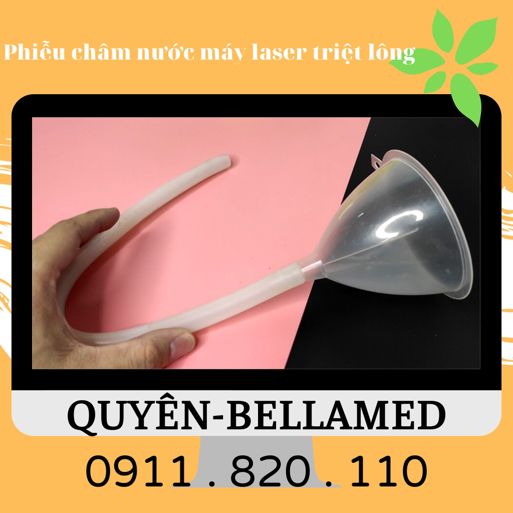 Phiễu châm nước máy laser triệt lông