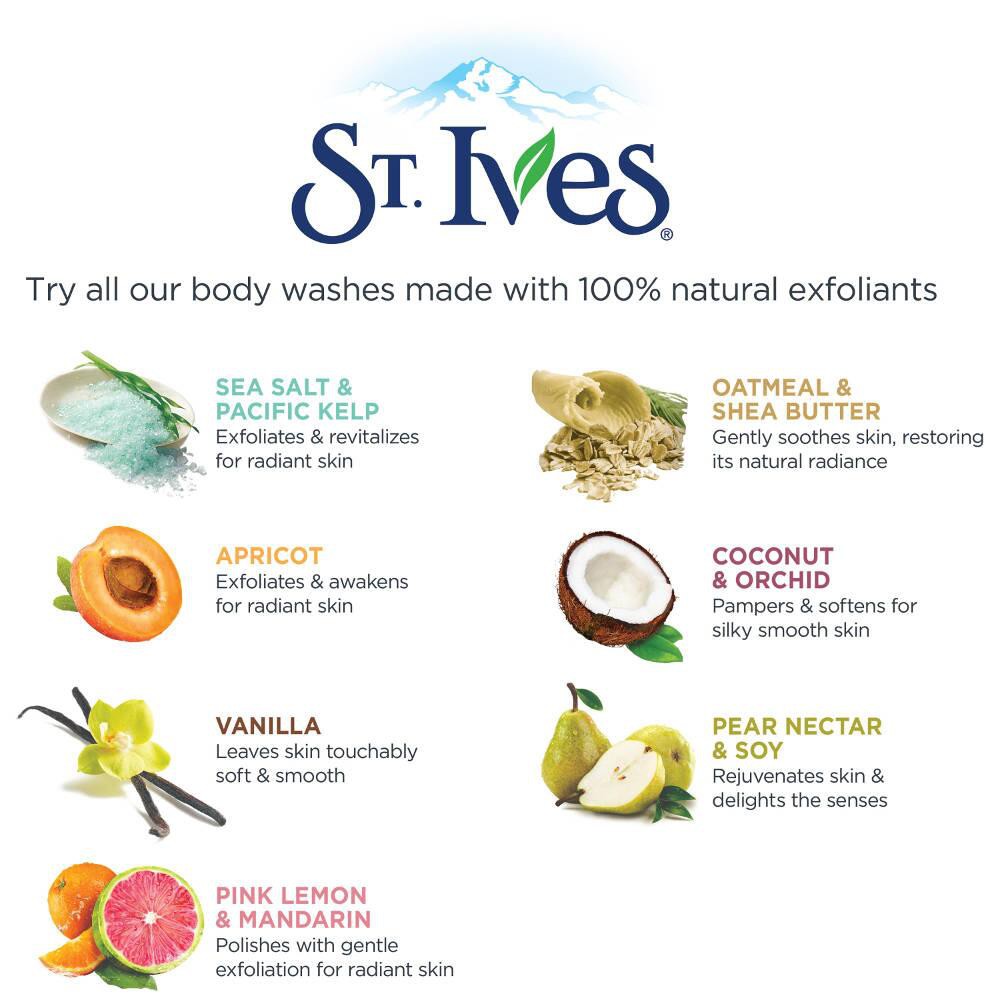 COMBO Kem dưỡng thể Paula's Choice BHA 2% [210ml] + Sữa tắm St.Ives (Nhiều Mùi) [473ml] giảm mụn, láng mịn toàn thân