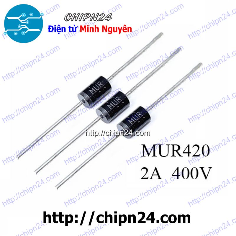 [2 CON] Diode MUR420 4A 200V (MUR 420) [Diode Schottky]