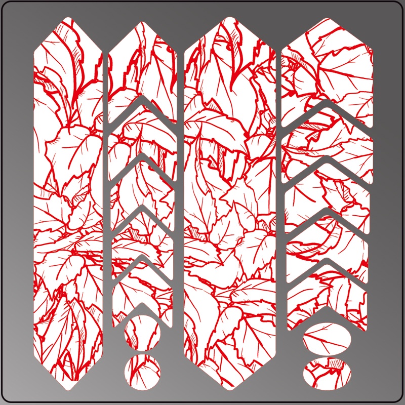 1 Bộ Đề Can Dán Chống Trầy Xước Bảo Vệ Xe Đạp Leo Núi